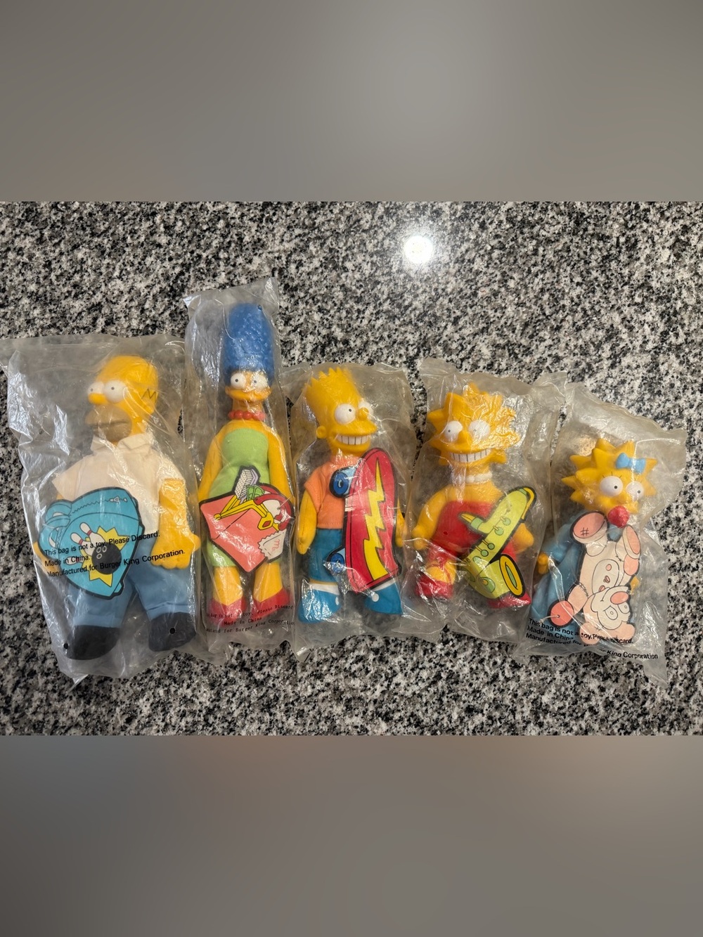 Vintage Simpsons Collectible Figure Set